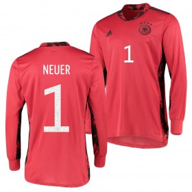 Fußballtrikots Deutschland Manuel Neuer 1 Torwart Euro 2020 Langarm Heimtrikotsatz kaufen